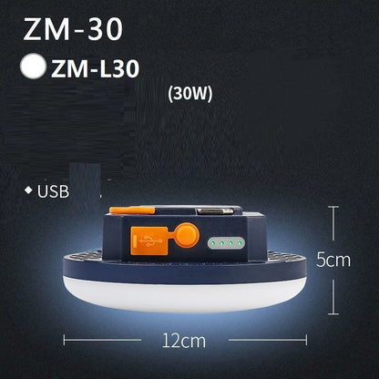 15600mah Portable High Power Rechargeable LED Magnet Flashlight Outdoor dealsniper-net ZML30 White light USB