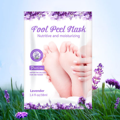 New Exfoliating Foot Mask Foot SPA Pedicure Socks Beauty dealsniper-net PUTIMI Lavender Foot Mask