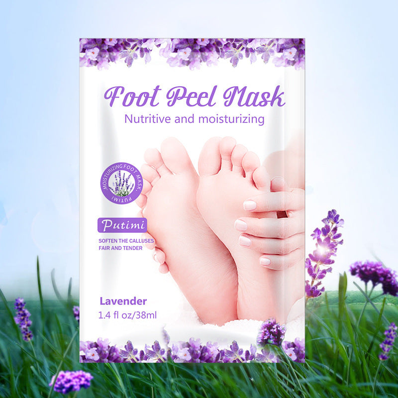 New Exfoliating Foot Mask Foot SPA Pedicure Socks Beauty DealSniper.net PUTIMI Lavender Foot Mask