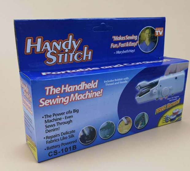 Handheld Mini Sewing Machine Set Hobby Gym From House