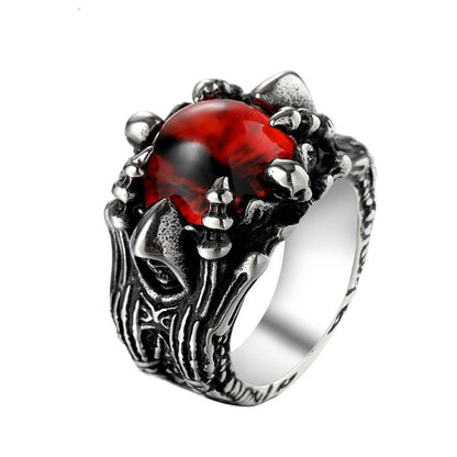 Fashion Creative Evil Eye Rings For Men Women Jewelry dealsniper-net Red Number10