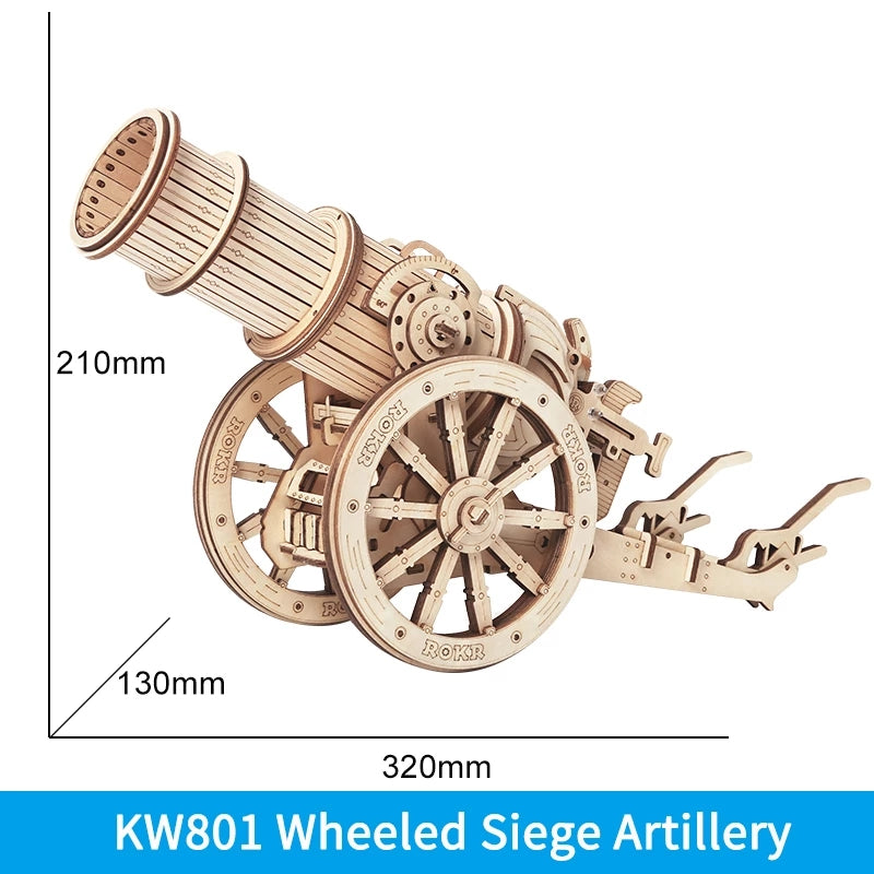 Robotime ROKR Siege Heavy Ballista 3D Wooden Puzzle War Game Kids DealSniper.net KW801