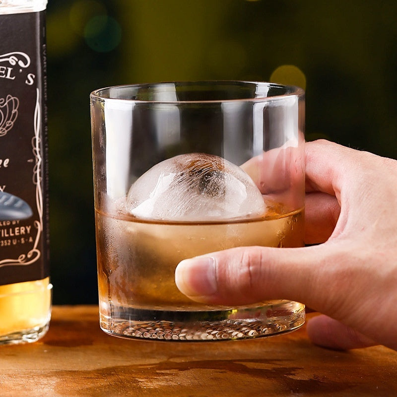 Whiskey Glass Crystal Grid Flower Ice Hockey Kitchen DealSniper.net