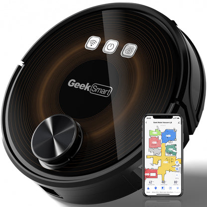 Geek Smart L8 Robot Vacuum Cleaner And Mop, LDS Navigation, Home dealsniper-net Default