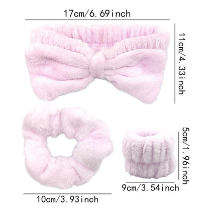 Hair Band Bracelet Hair Tie Four-piece Purple Set Beauty DealSniper.net
