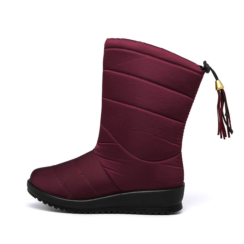 Waterproof snow boots Women DealSniper.net Fuchsia Size
