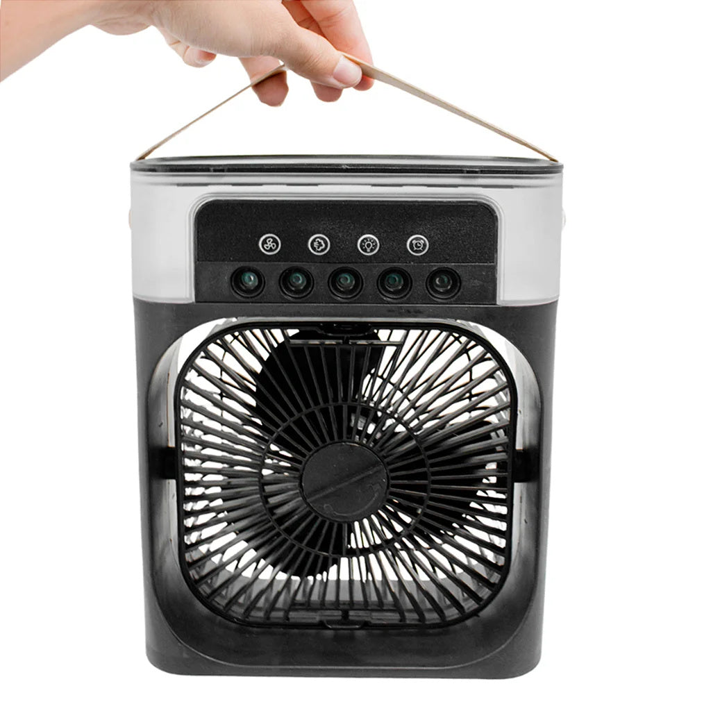 Portable Fan Lighting Humidifier USB Desk Air Conditioner House dealsniper-net