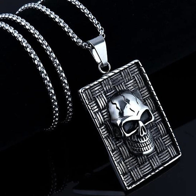 Double Axe Pendant Men's Necklace Jewelry dealsniper-net Black One size