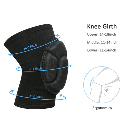 2 x Professional Knee Pads Leg Protector For Sport Work Flooring Construction Sports DealSniper.net