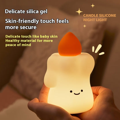 Creative Candle Light LED Sleep With Night Light Home Decor Gym From House 1200mah A022 Candle Light