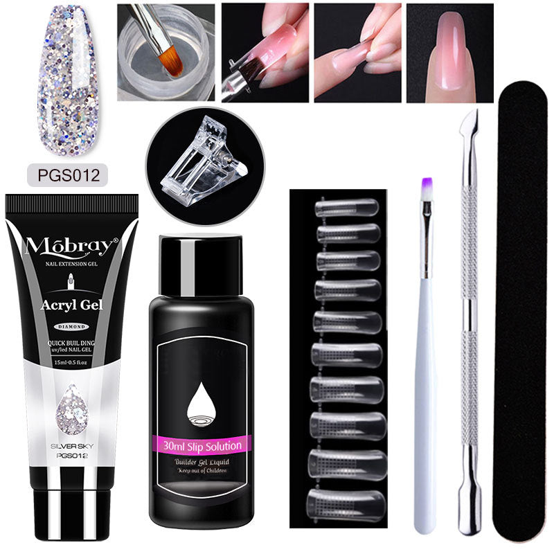 7-Piece Nail Art Crystal Extender Set