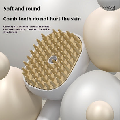 Pets Cat Dog Soft Teeth Electric Massage Spray Comb Pets Gym From House