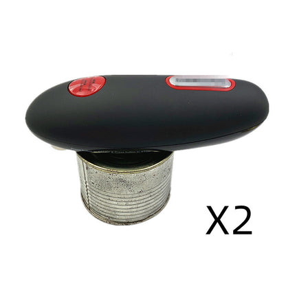 Electric Can Opener Automatic Bottle Opener Cordless One Tin Touch Kitchen Gym From House Black 2PCS