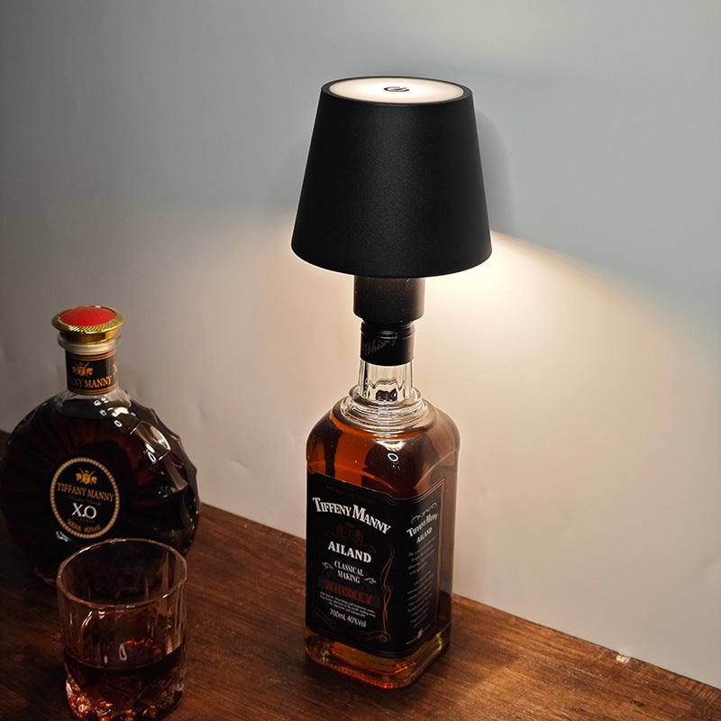 Bar Table Lamp Wine Bottle Lights Bistro Ambience Light Home Decor dealsniper-net