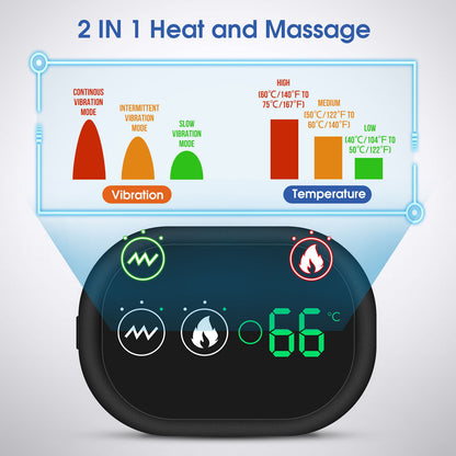 USB Rechargeable Convenient Electric Heating Shoulder Massage Health null