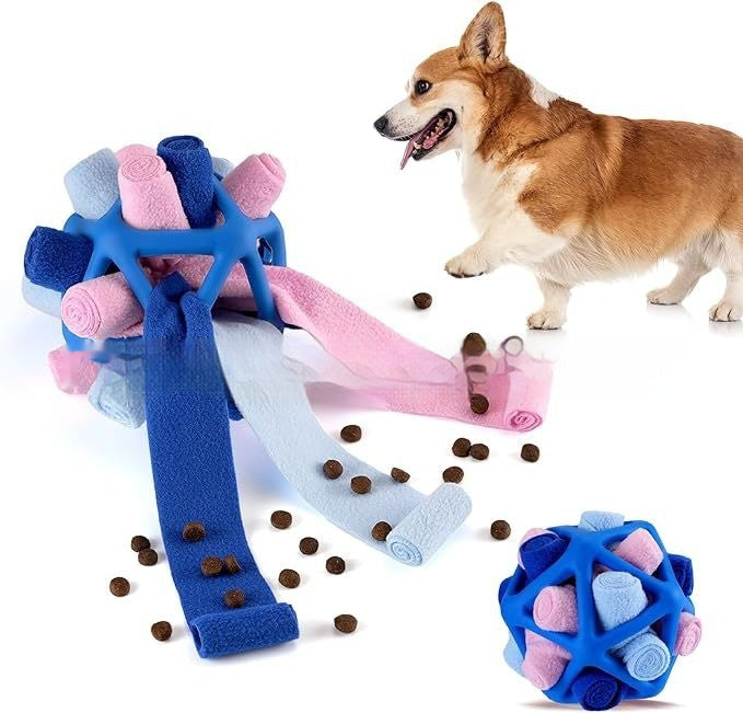 Pet Toy Pet Sniffing Ball Interactive Toy Pets dealsniper-net Pink Blue 15X15X15CM