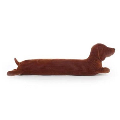 Brown Cute Dachshund Long Sofa Home Decor Pillow Home Decor dealsniper-net Dog 110cm