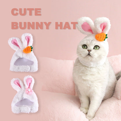 Plush Cartoon Cat Dog Rabbit Ears Cute Easter Decoration Hat Head Cover Pets Products Pets dealsniper-net