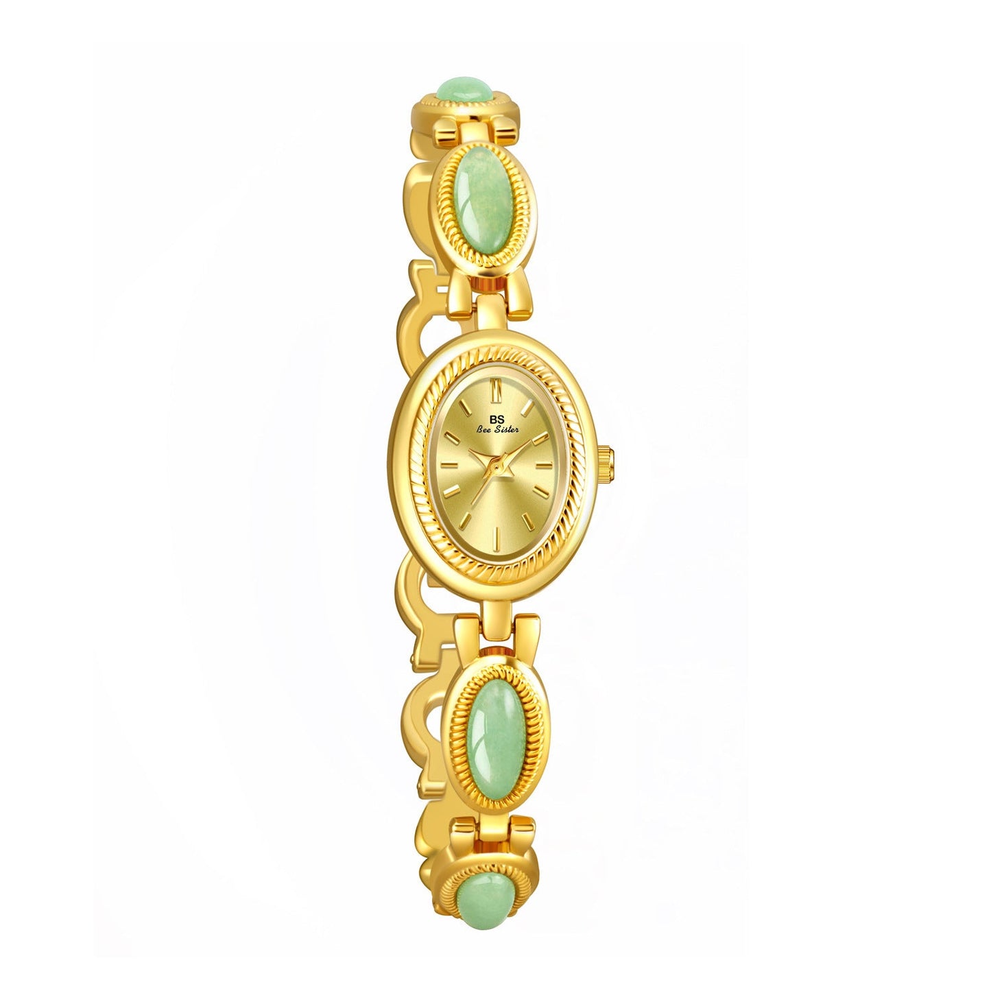 Women's Watch Ladies Bracelet Luxury Brand Waterproof Retro Jewelry DealSniper.net Champagne Noodles