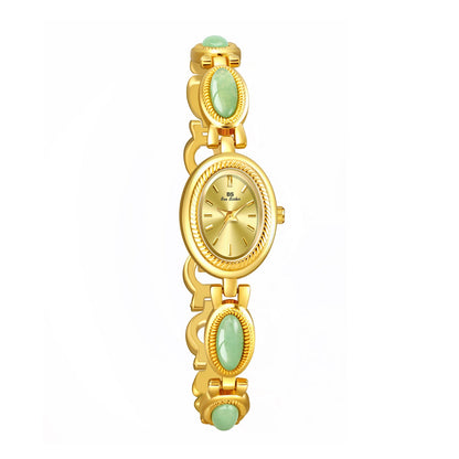 Women's Watch Ladies Bracelet Luxury Brand Waterproof Retro Jewelry DealSniper.net Champagne Noodles