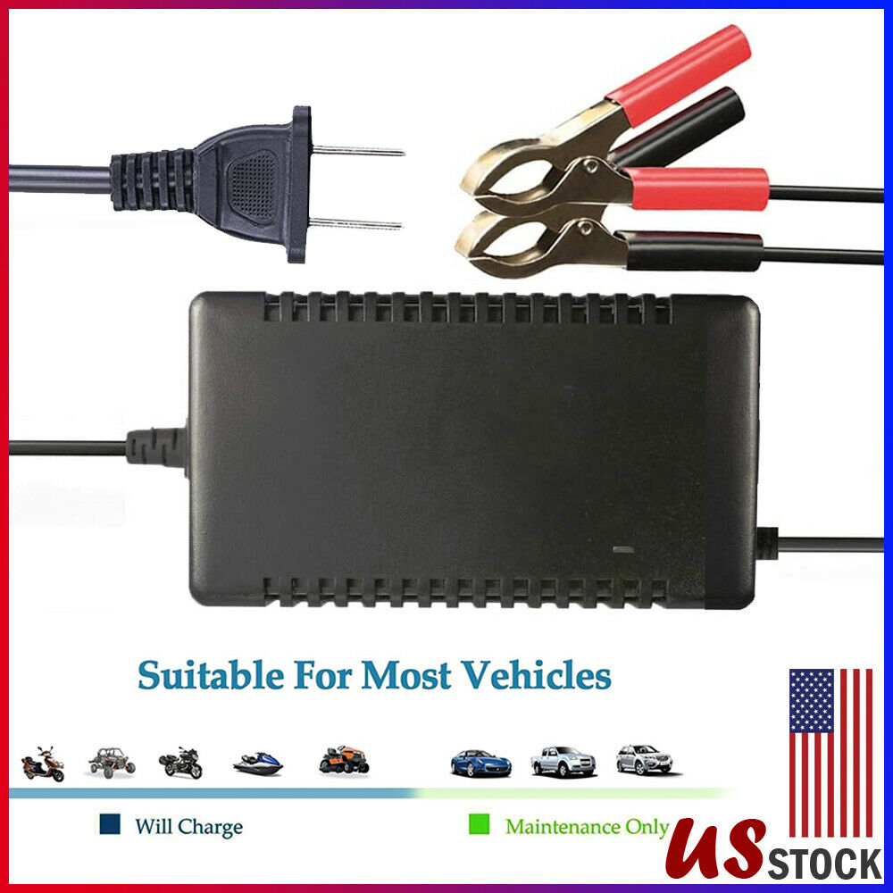 Car Battery Charger Maintainer Auto 12V Trickle RV For Truck Motorcycle ATV US Electronics DealSniper.net