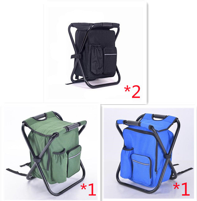 Multifunction Outdoor Folding Chair Ice Cooler Picnic Bags Camping