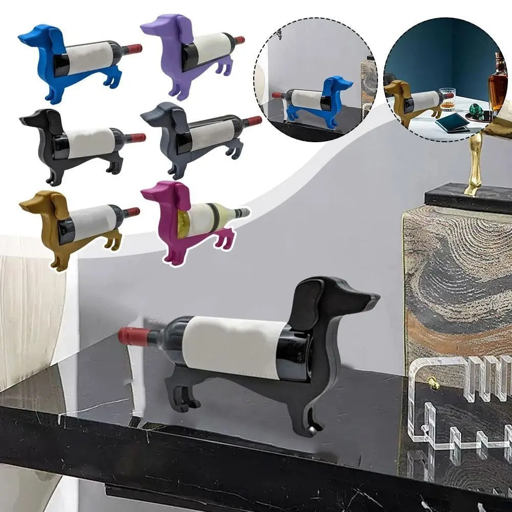 Dachshund Wine Bottle Holder Wine Cabinet Dachshund Kitchen DealSniper.net