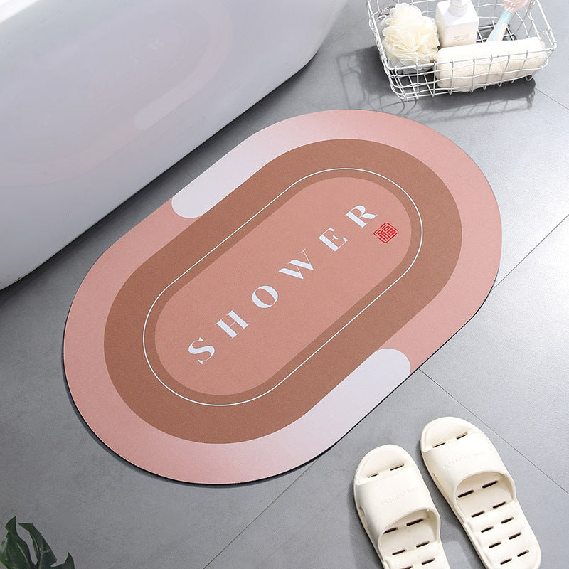 Home Bathroom Super Absorbent Shower Bath Mat House Gym From House DOrange 400MMx600MM
