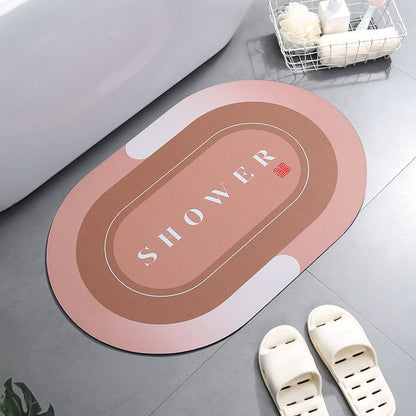 Home Bathroom Super Absorbent Shower Bath Mat House Gym From House DOrange 400MMx600MM