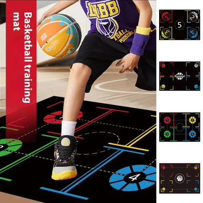 Basketball Training Mat Indoor Step Positioning Step Point Control Ball Sports dealsniper-net