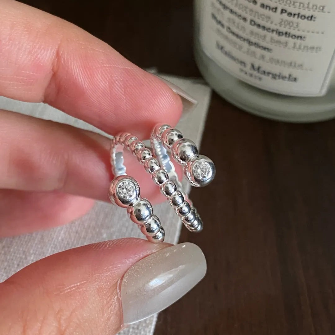 Sweet Cool Multi Layer Ring For Women Geometric Line Wrapped Jewelry Gym From House