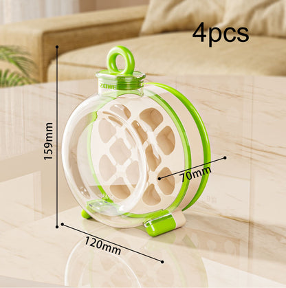 Summer Ice Cube Tray 2 In1 Ice Tray And Water Bottle Kitchen Gym From House Green 4PCS