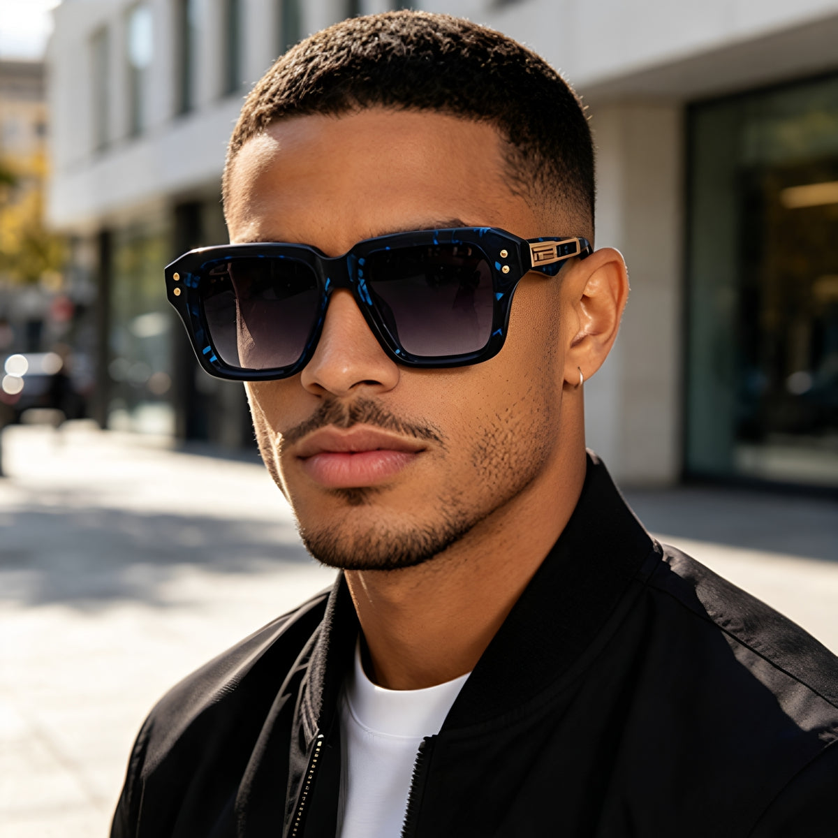 Fashion Square Frame Sunglasses For Men Stylish Sunglasses Women Gym From House