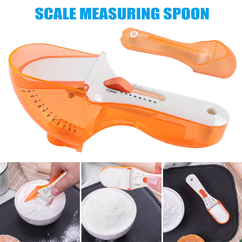 Kitchen Gadget With Magnet Adjustable Seasoning Measuring Spoon Kitchen dealsniper-net