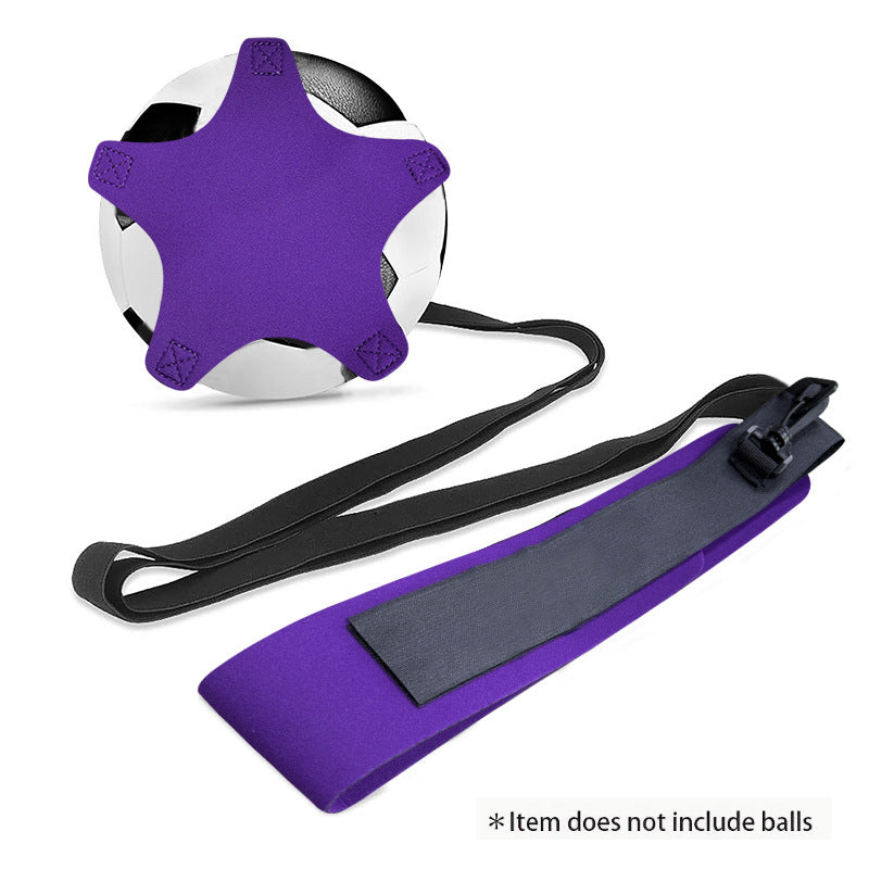 Football Juggling Belt Auxiliary Belt High Resilience Outdoor dealsniper-net Purple Five Corners Average Size