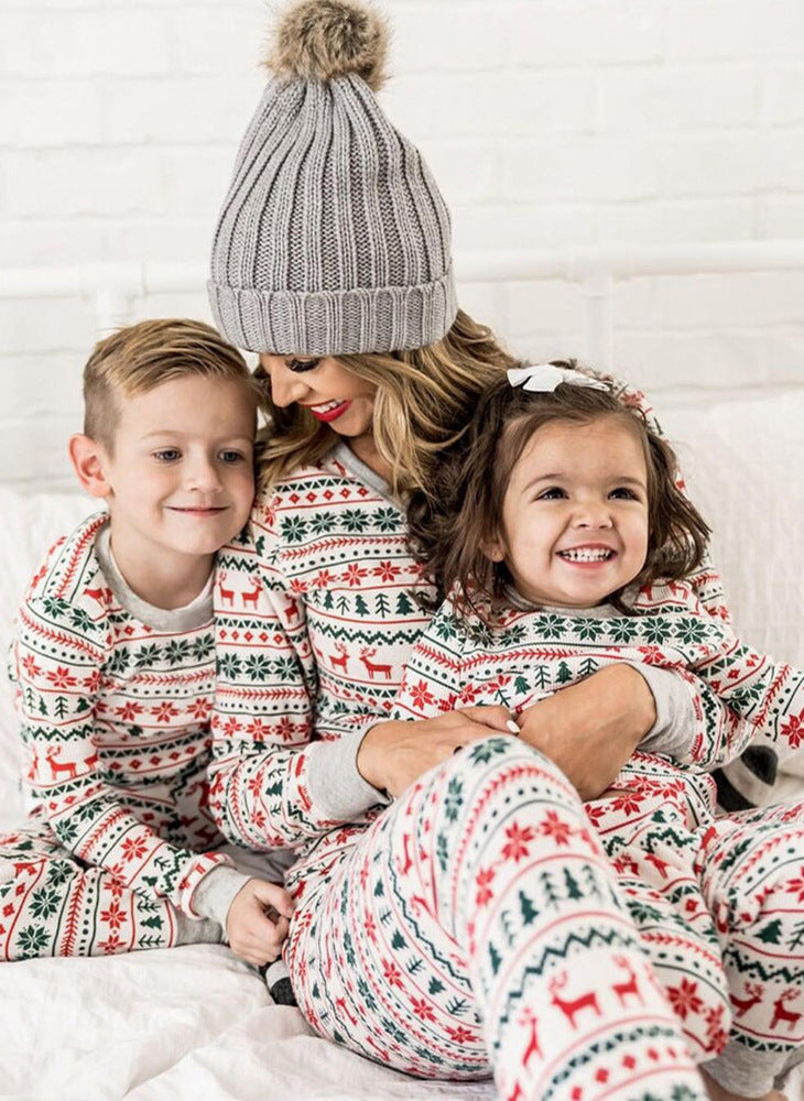 Christmas Pajamas Family Matching New Year Father Mother Kids Deals DealSniper.net