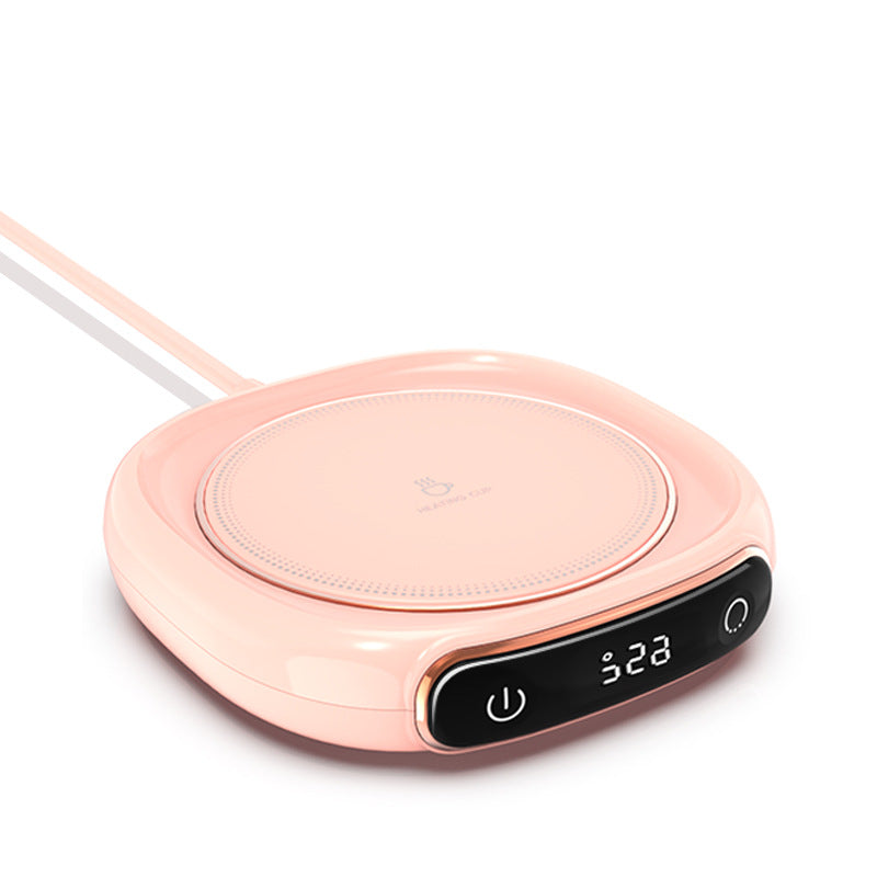 Coffee Mug Warmer Warm Coaster Smart Heating Cup Kitchen DealSniper.net M316 Pink 220V