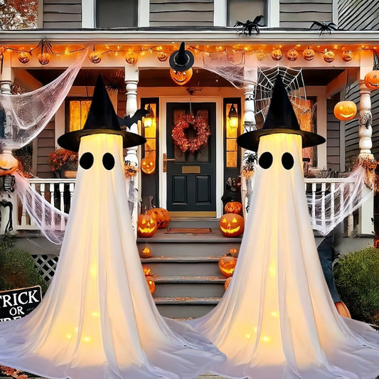 Halloween Decor Spooky Ghost Yard Stake Holidays Gym From House