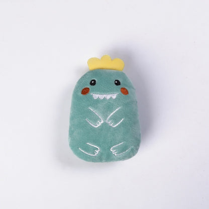 New Cat Toy Mouse Fox Cute Shape Plush Sound Toy Pets DealSniper.net Green Dinosaur