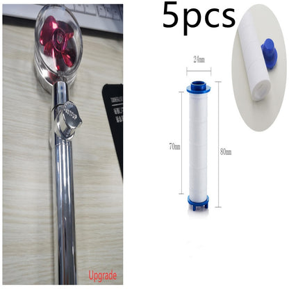 New Turbo Propeller Shower Head Water Saving High Pressure Flow