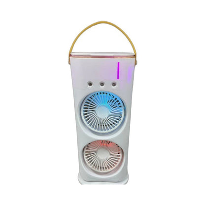 Double-ended Spray Fan Portable Humidifier Fan Air Conditioner Gadgets DealSniper.net White 45x21x10