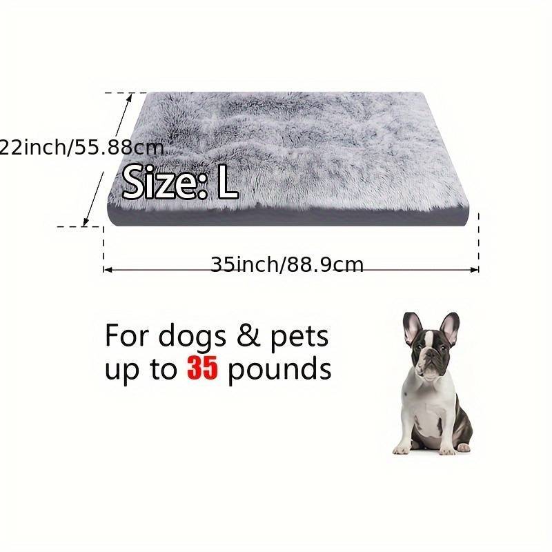Pet Dog Bed Long Plush Cozy Warm Sleeping Beds Pets DealSniper.net A