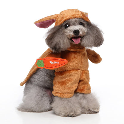 European And American Pet Products Clothing Pets dealsniper-net PF74 Brown Rabbit L