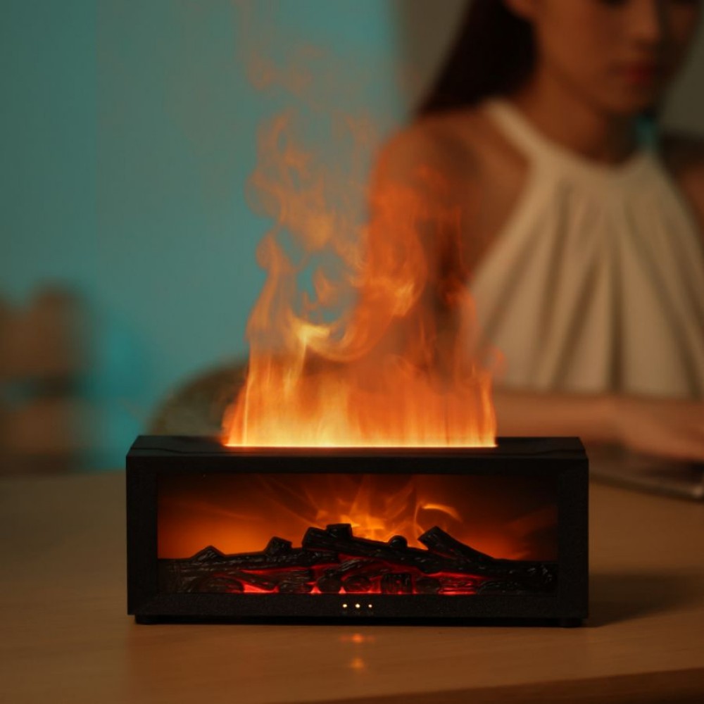 Fireplace Simulation Flame Aromatherapy Machine House Gym From House