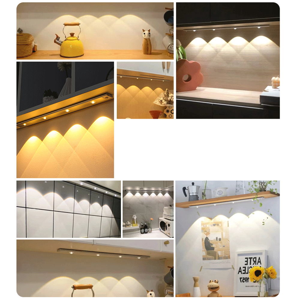 USB LED Night Light Motion Sensor Wireless Thin LED Home DealSniper.net