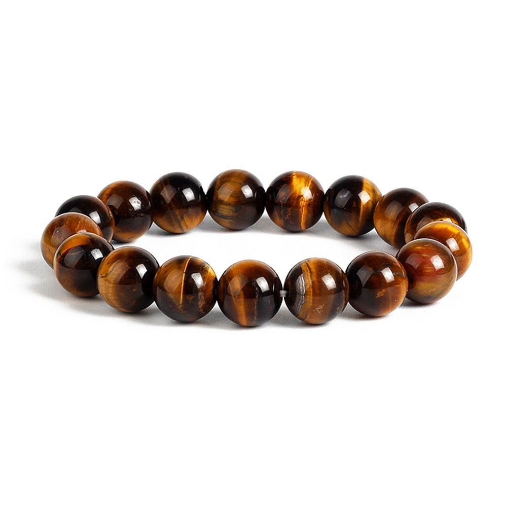 Natural Stone Bracelet Fashion Tiger Eyes Men Minimalist Beaded Jewelry dealsniper-net