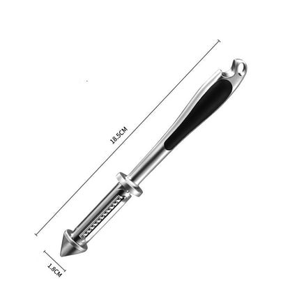 Zinc Alloy Double-sided Peeling Knife Kitchen DealSniper.net Silver 5in1