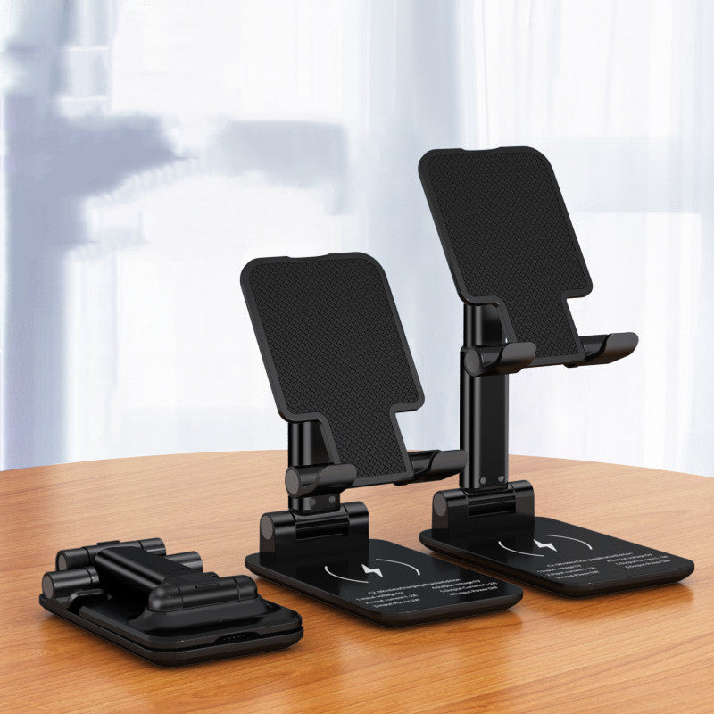Mobile Phone Holder Desktop Wireless Charging Gadgets Gym From House Black 5W