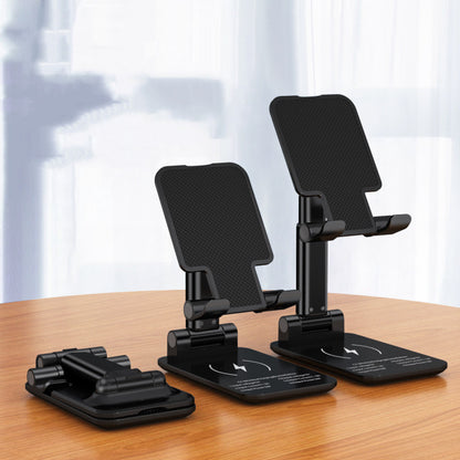 Mobile Phone Holder Desktop Wireless Charging Gadgets Gym From House Black 5W