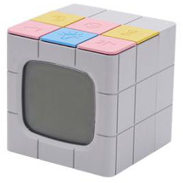 Alarm Clock Creative Time Rubik's Cube Model Crafts Home Home dealsniper-net C USB